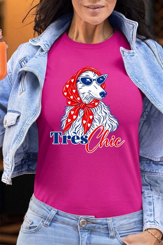 très chic - Tshirt Femme - FC-FUCHSIA
