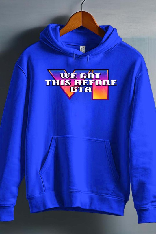 Gta Got - Sweat capuche Homme-BLEU ROI