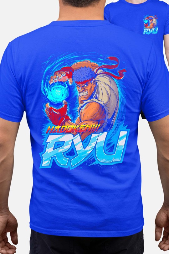 blue ryu - Tshirt Homme AR CR-BLEU ROI