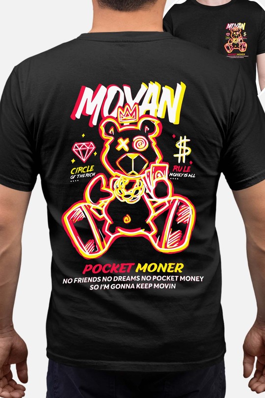 Money Runner - Tshirt Homme AR CR-NOIR