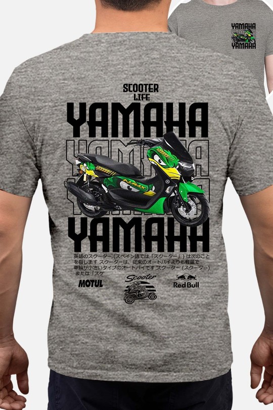 N-Max Scooter Life - Tshirt Homme AR CR-GRIS