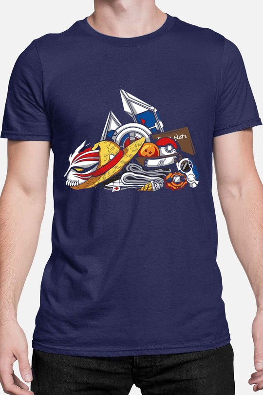 la leged anime - Tshirt Homme-MARINE