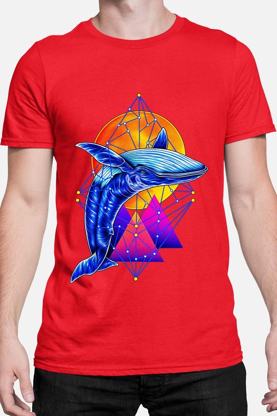 ocean prism - Tshirt Homme-ROUGE
