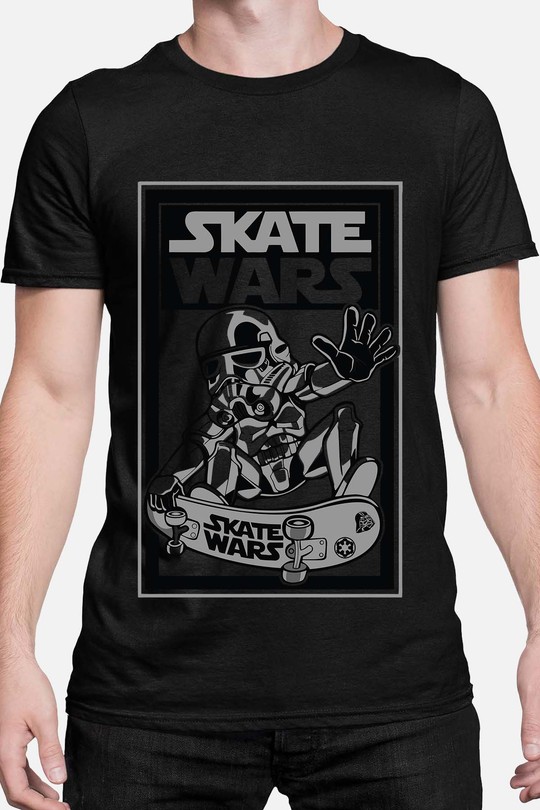 Skate Wars - Tshirt Homme-NOIR