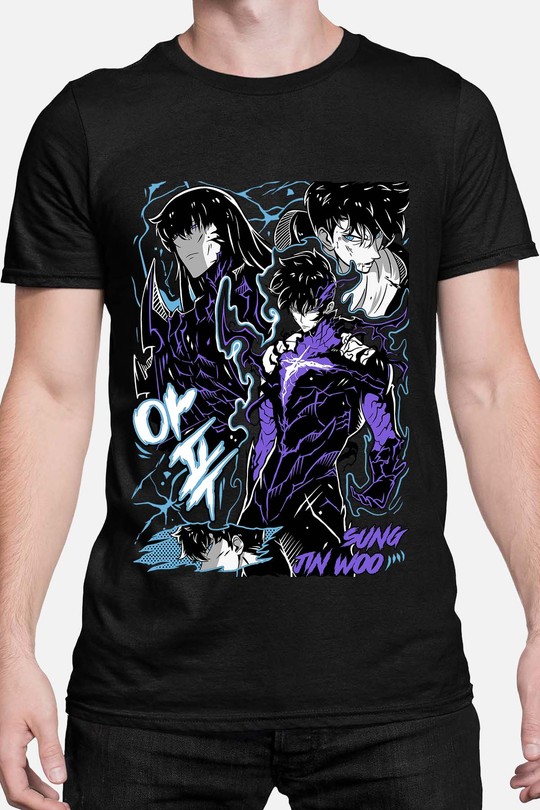 SOLO LEVELING 03 - Tshirt Homme-NOIR