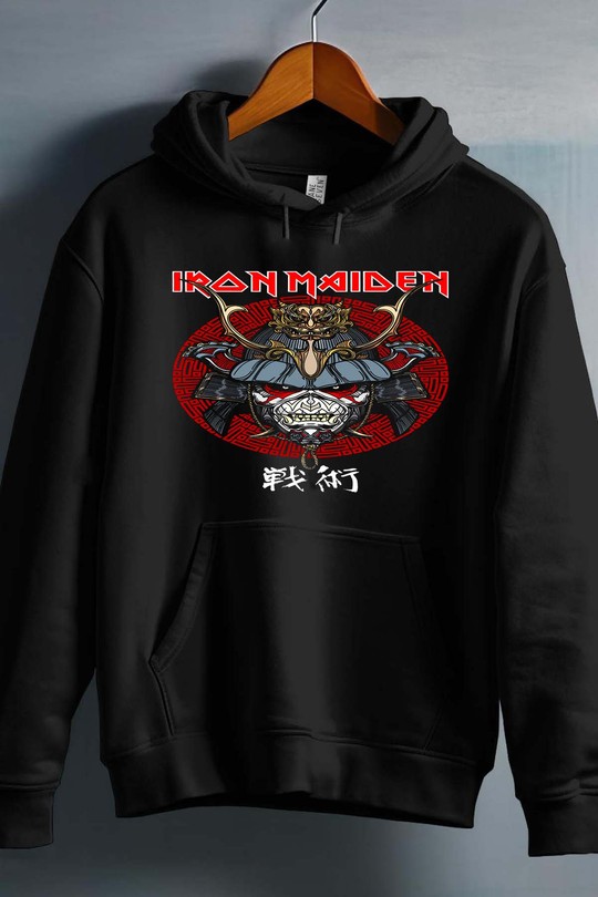 iron m samurai - Sweat capuche Garçon-NOIR