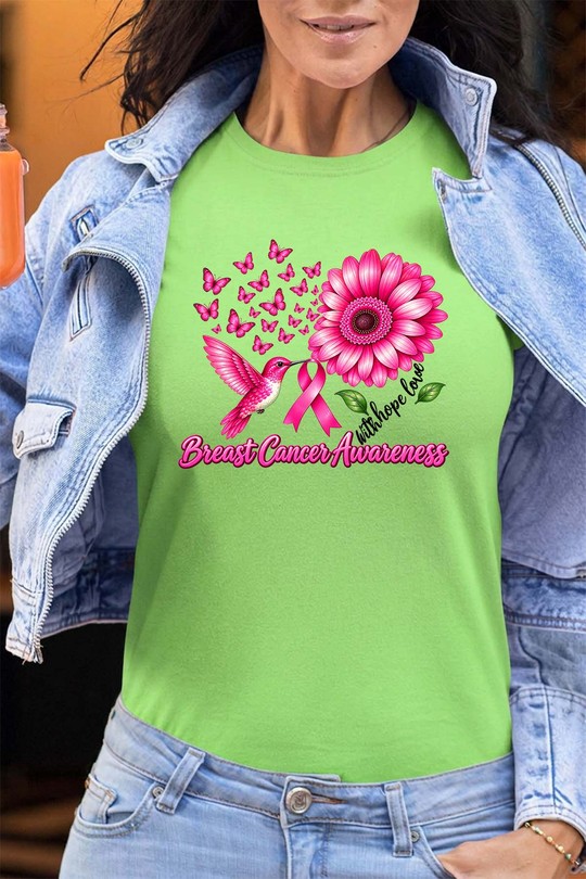 Breast cancer Awareness - Tshirt Femme - FC-VERT CLAIR