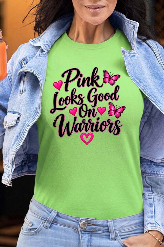 Pink looks warriors - Tshirt Femme - FC-VERT CLAIR