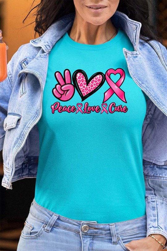 PLC pink october - Tshirt Femme - FC-TURQUOISE