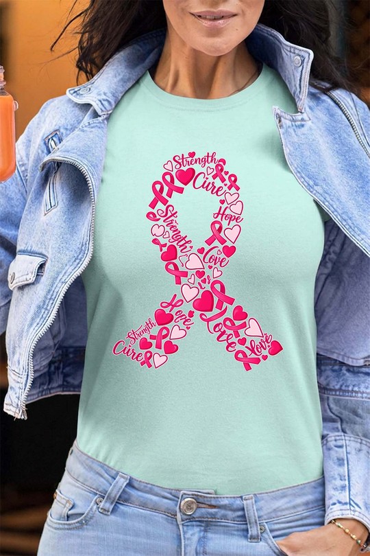 Rub multi October Pink - Tshirt Femme - FC-VERT D'EAU