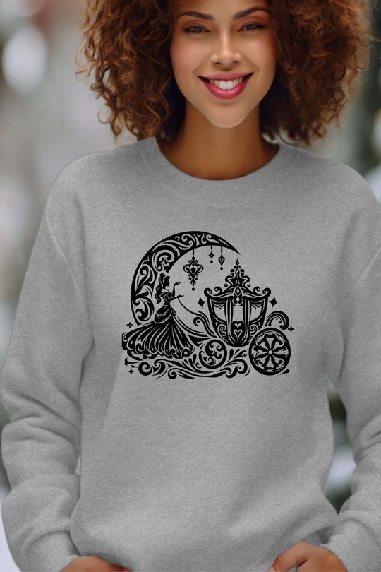tatto sanderilla - Sweat Col Rond Femme-GRIS