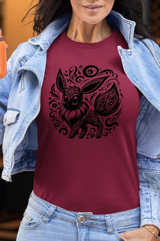 tatto evee - Tshirt Femme-BORDEAUX