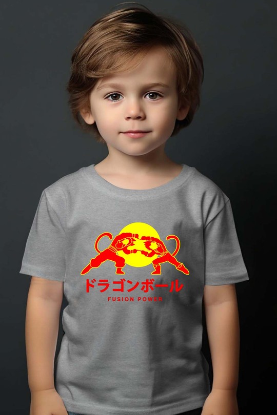 DB fusion - Tshirt Garçon-GRIS