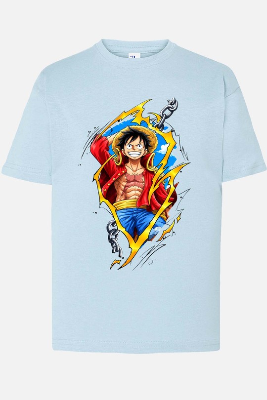 LUFFY MAGIC - Tshirt Garçon-BLEU CIEL