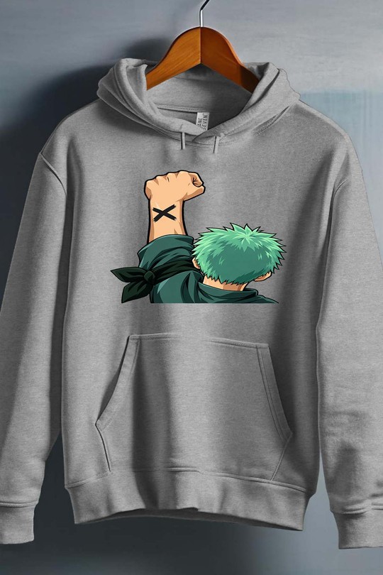 YES ZORRO - Sweat capuche Homme-GRIS