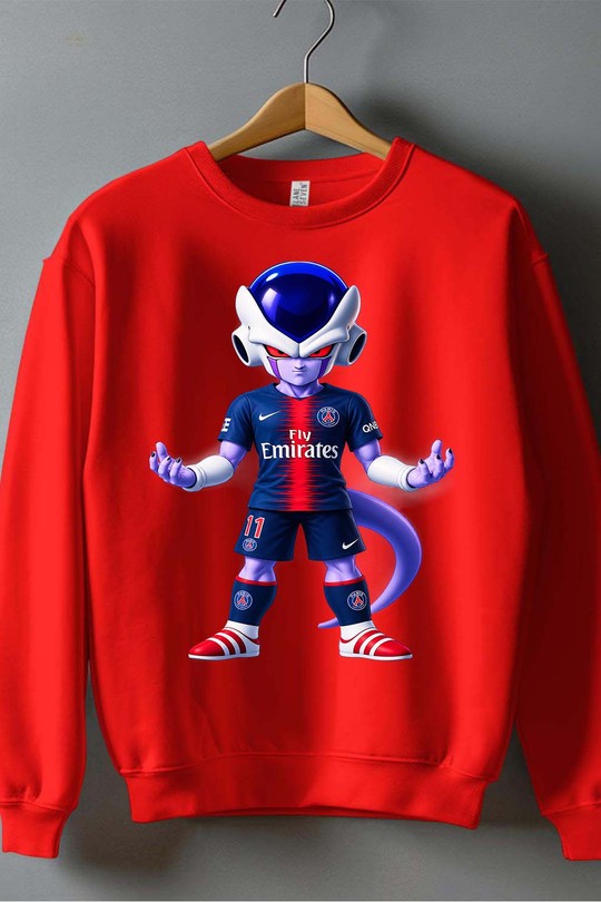 freezer  Paname - Sweat Col Rond Homme-ROUGE