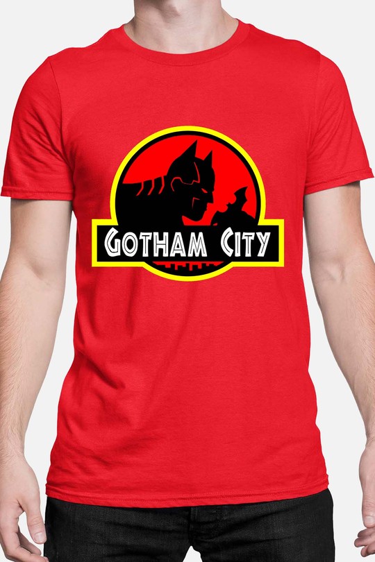 Gotham city - Tshirt Homme-ROUGE