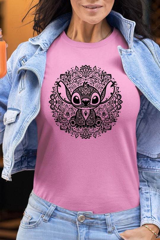 tatto stitch s - Tshirt Femme-ROSE
