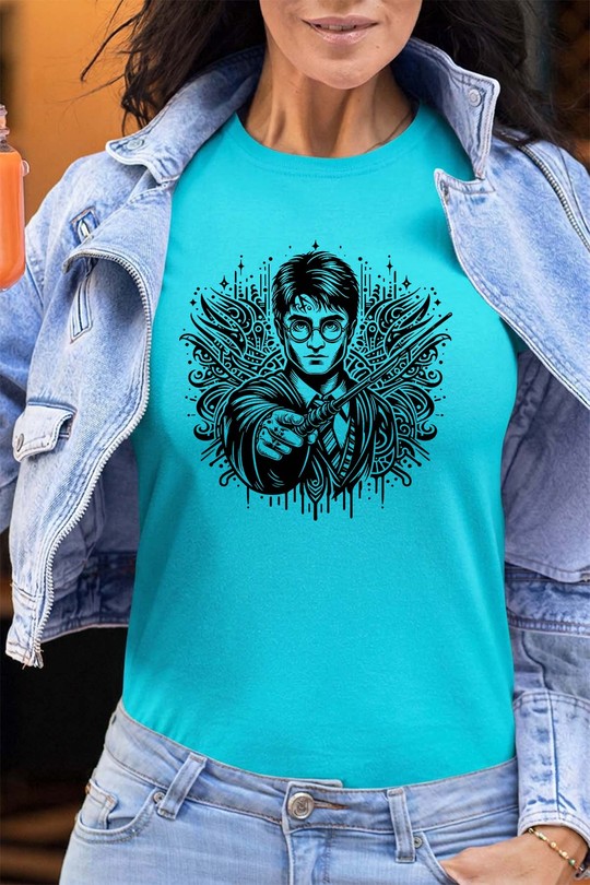 tatoo harry potter - Tshirt Femme - FC-TURQUOISE