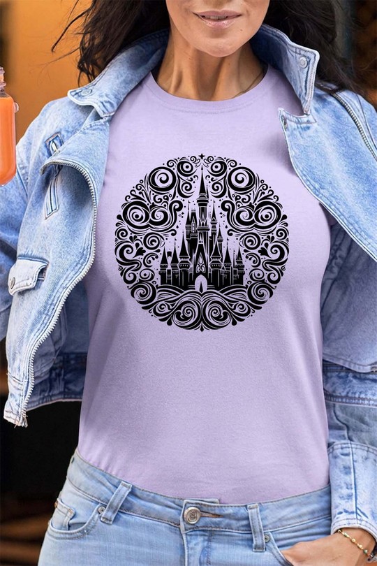 tatto castle princess - Tshirt Femme - FC-VIOLET