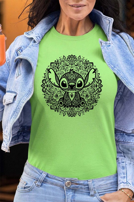 tatto stitch s - Tshirt Femme - FC-VERT CLAIR