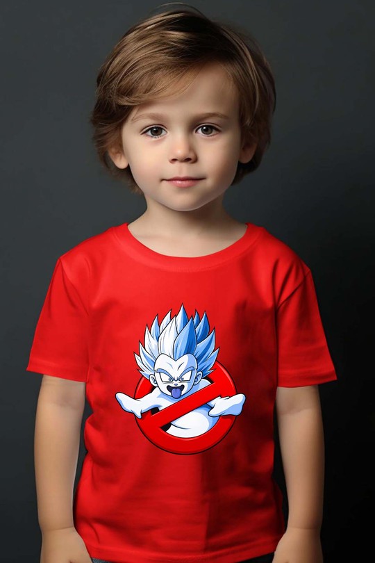 goku spirit - Tshirt Garçon-ROUGE