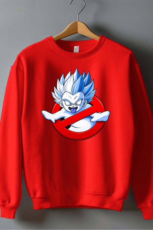 goku spirit - Sweat Col Rond Homme-ROUGE