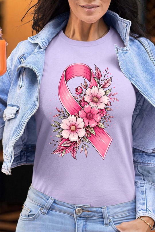 Flower Cancer - Tshirt Femme - FC-VIOLET