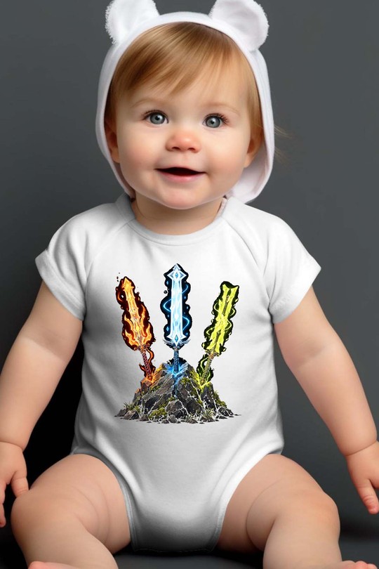 elemental swords btow - Body bébé-BLANC