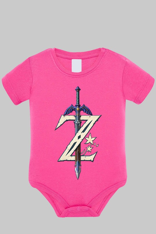 z btow sword - Body bébé-FUCHSIA