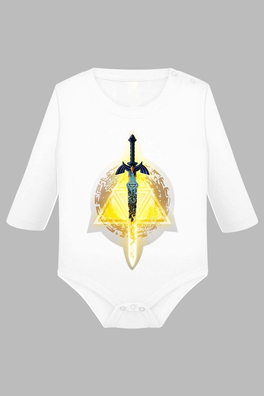 fantasy power - Body Manche longue bébé-BLANC