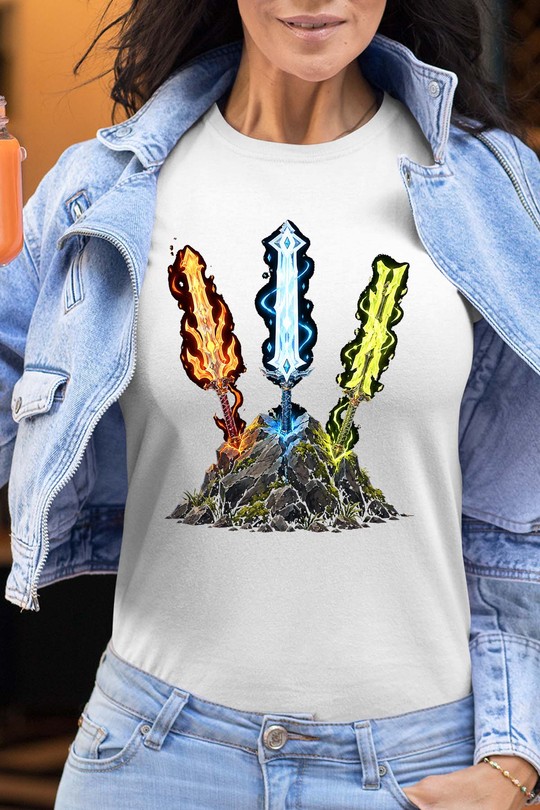 elemental swords btow - Tshirt Femme-BLANC