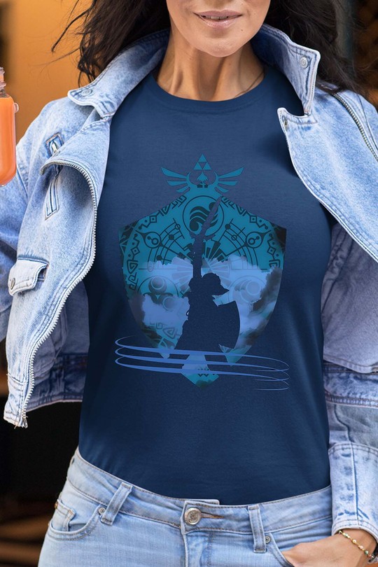 hero warrior - Tshirt Femme-MARINE