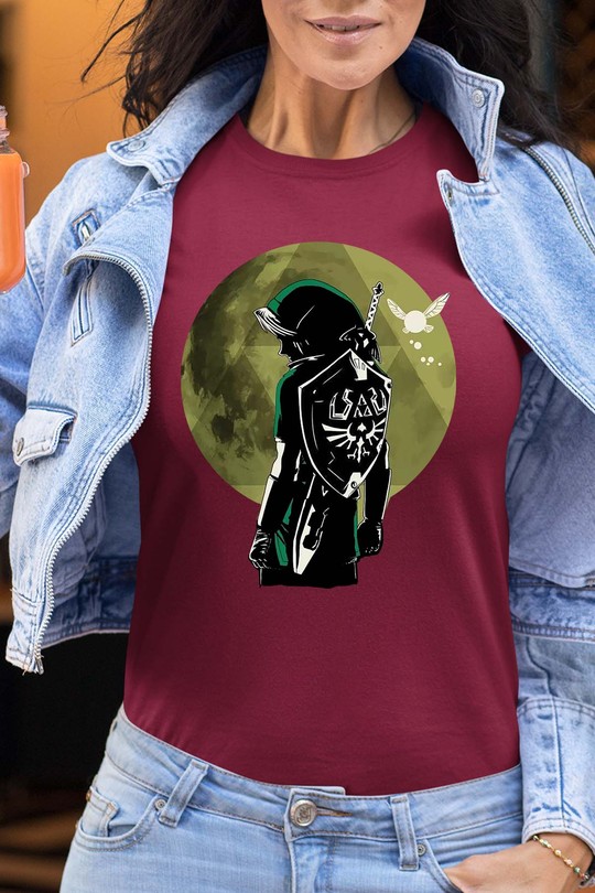 mask shadow forest - Tshirt Femme-BORDEAUX
