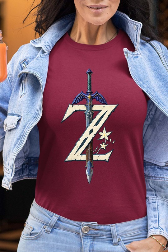z btow sword - Tshirt Femme-BORDEAUX