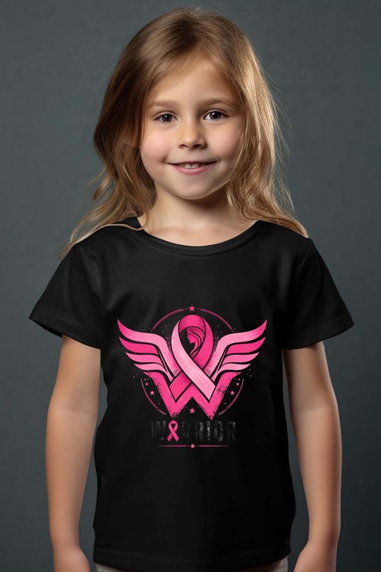 Warrior Wonder - Tshirt Fille-NOIR