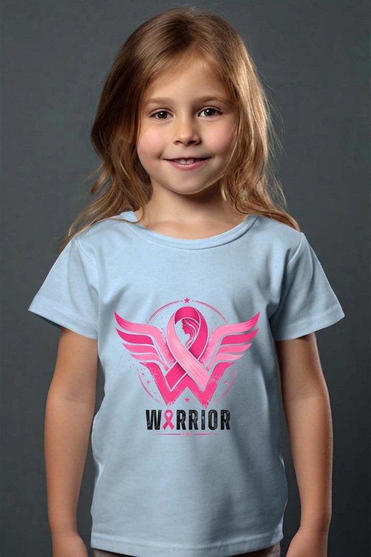 Warrior Wonder - Tshirt Fille - FC-BLEU CIEL