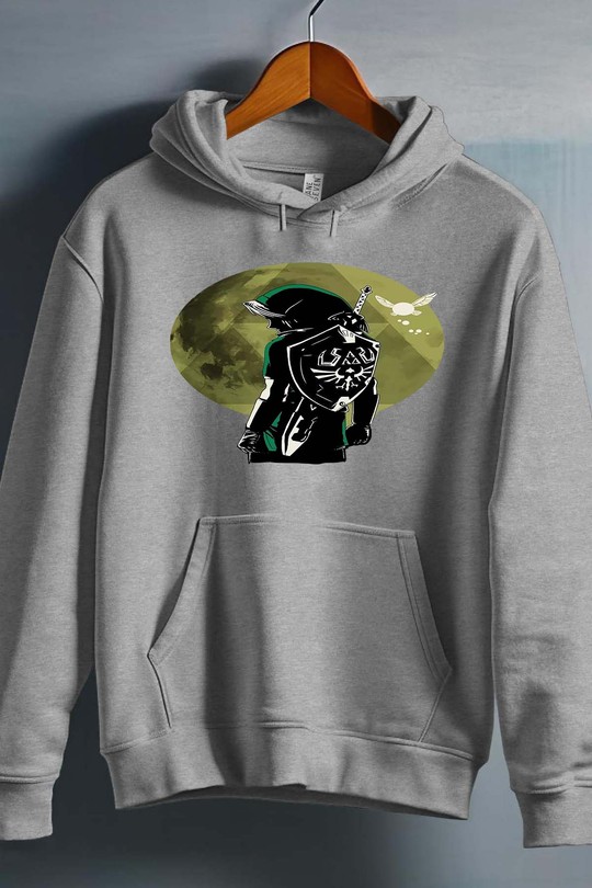 mask shadow forest - Sweat capuche Homme-GRIS