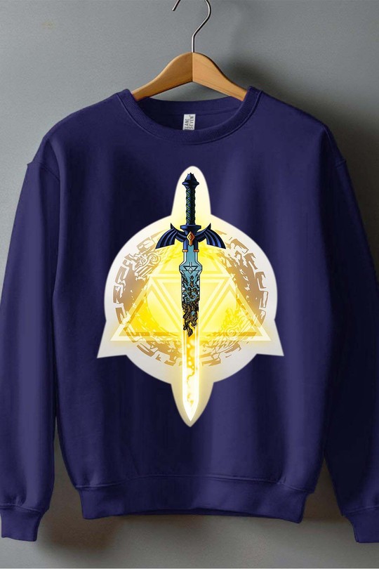 fantasy power - Sweat Col Rond Homme-MARINE