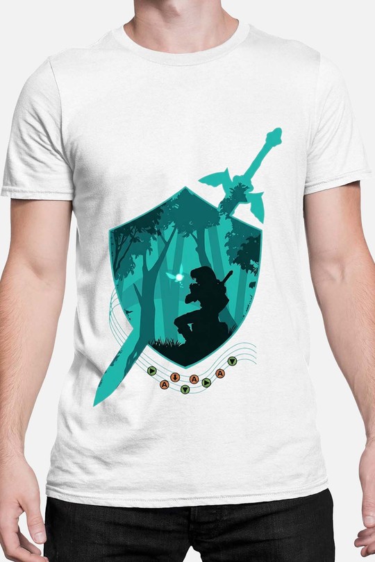 sword ocarina - Tshirt Homme-BLANC