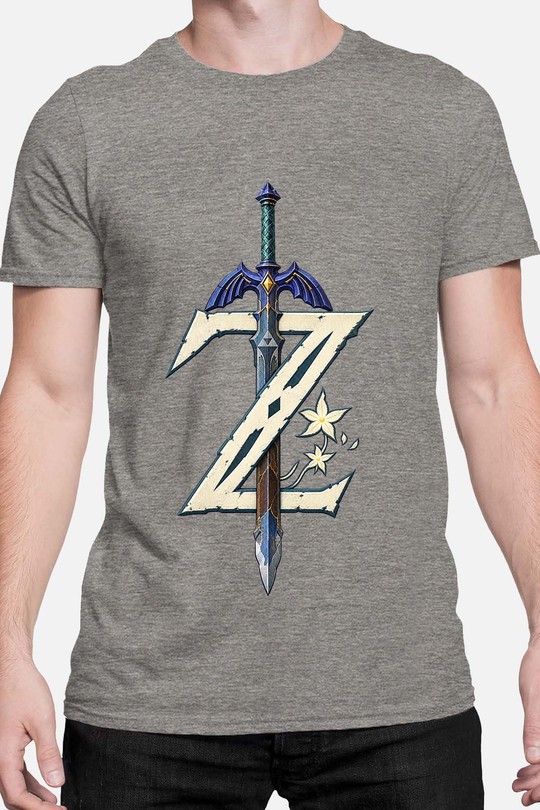 z btow sword - Tshirt Homme-GRIS