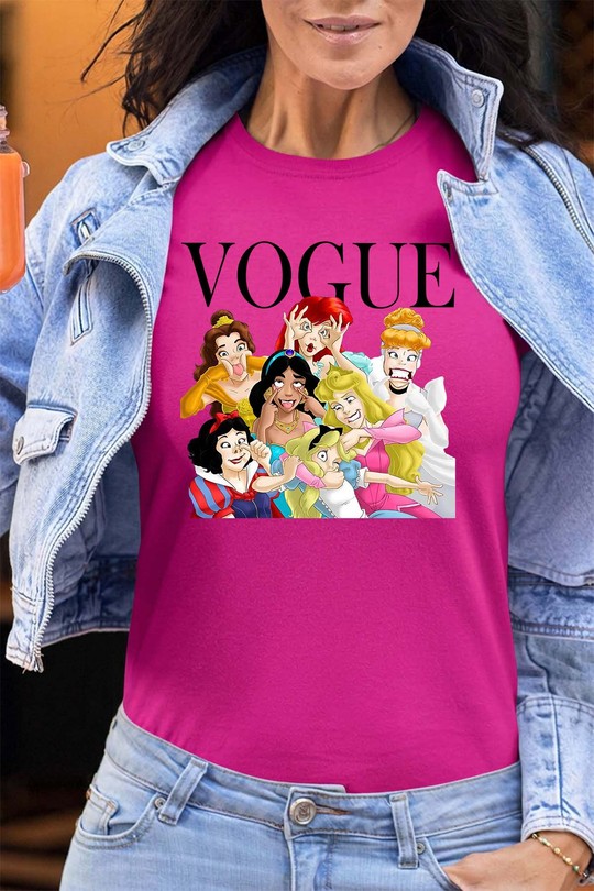 PRINCESS funny - Tshirt Femme - FC-FUCHSIA