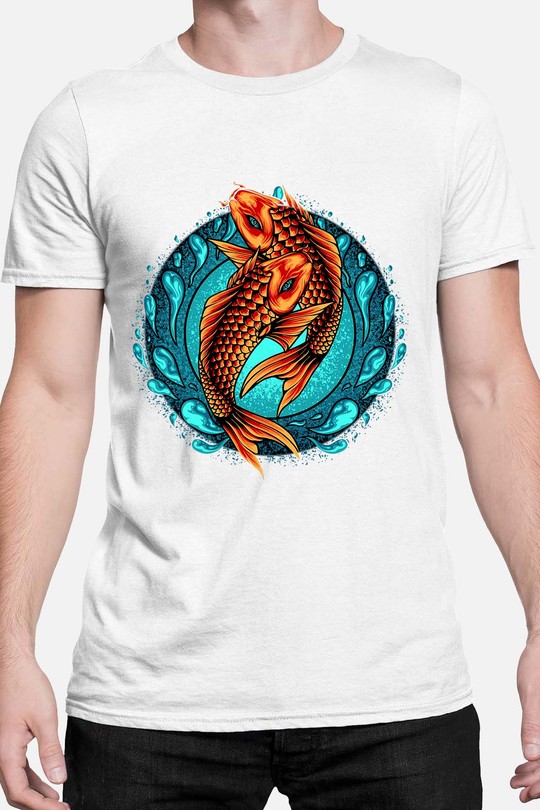 koifish - Tshirt Homme-BLANC