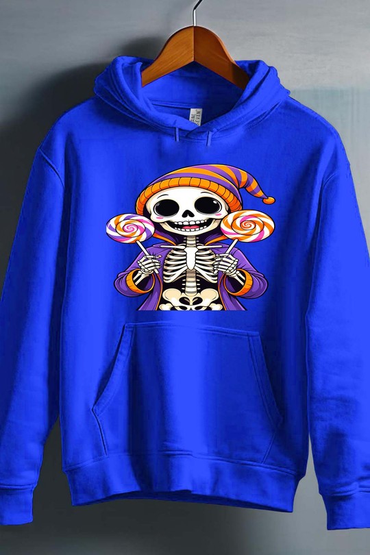 sweet halloween - Sweat capuche Homme-BLEU ROI