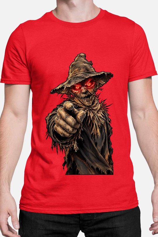 Scarecrow halloween - Tshirt Homme-ROUGE