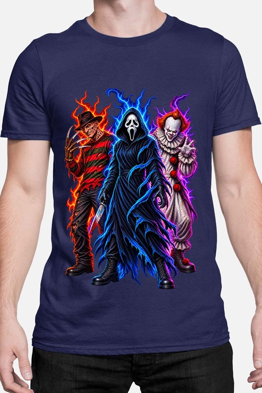 fearless halloween - Tshirt Homme-MARINE