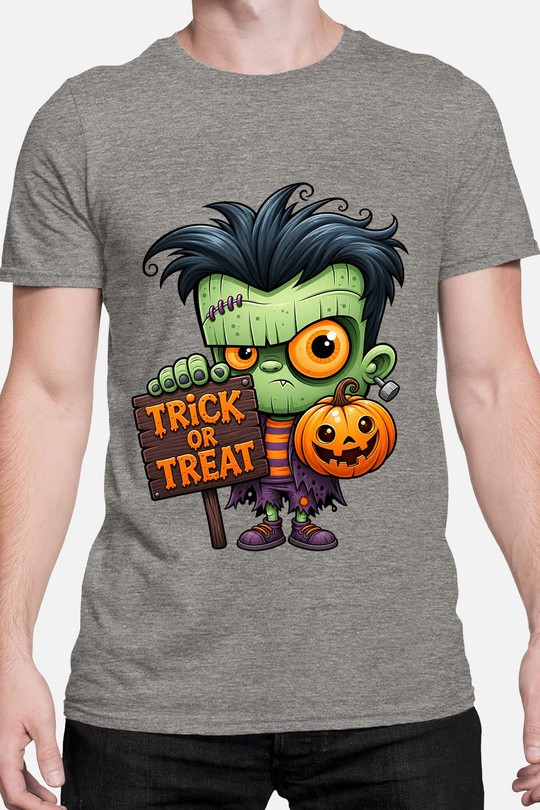 frankly halloween - Tshirt Homme-GRIS