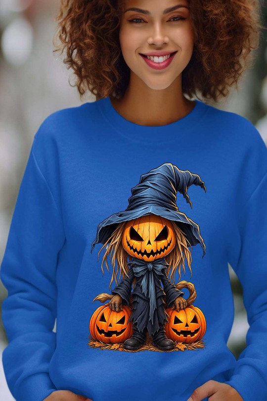 312d1bac-75a6-40b9-96a5-8c85ad7cd5c5 - Sweat Col Rond Femme-BLEU ROI