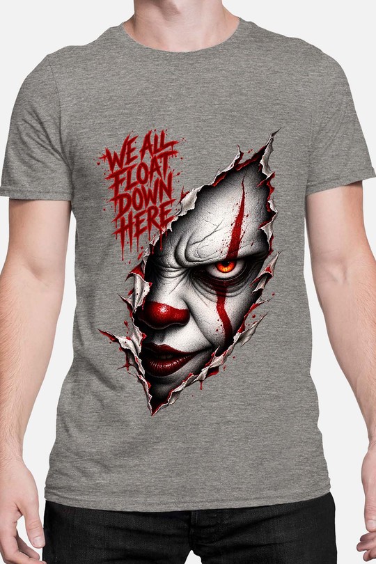 penywise halloween spooky - Tshirt Homme-GRIS