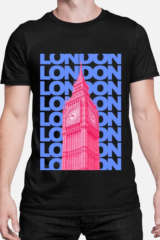 02 vintage london - Tshirt Homme-NOIR